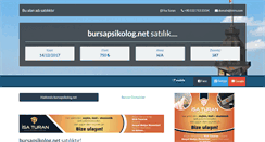 Desktop Screenshot of bursapsikolog.net